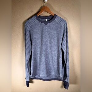 lululemon athletica Men’s Cypress Run Long Sleeve Top Crewneck